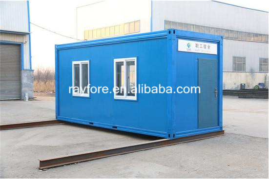 Blue Color Flat Pack Container Unit Storage Container Dormitory Container Image1
