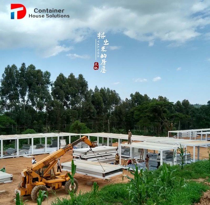 Flat-Pack Modular Container Office in India Image1