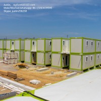 Customized Sandwich Panel Flatpack Prefab Container Office Studio 20FT 40 FT Office Container Price