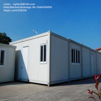 Made in China Hot Sale Africa Durable Green Steel Structure 20FT Flatpack Open Side Door Container