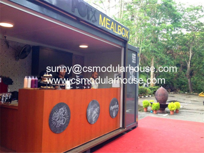 Prefab Luxury Coffee Container for Kiosk Image1