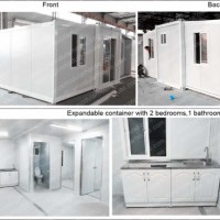 3 in 1 Expandable Container with Bedroom and Bathroom