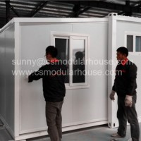 20FT Expandable Container with 2 Bedrooms 1 Bathroom 1 Kitchen