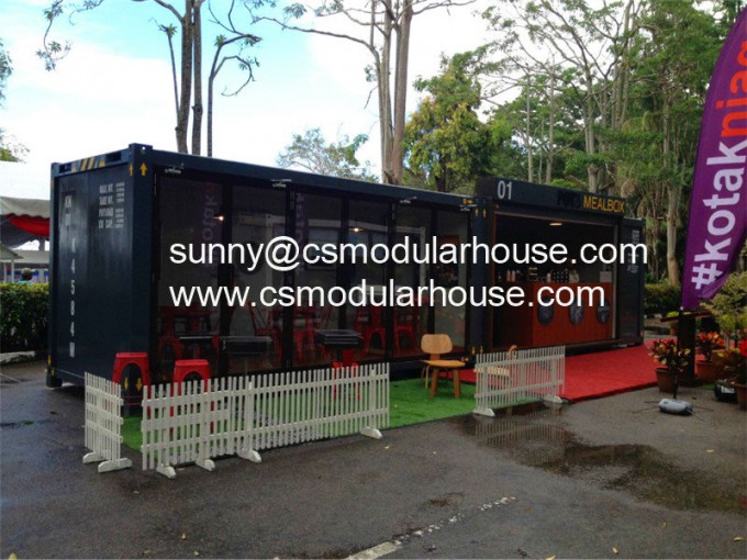 Prefab Luxury Coffee Container Kiosk Image1