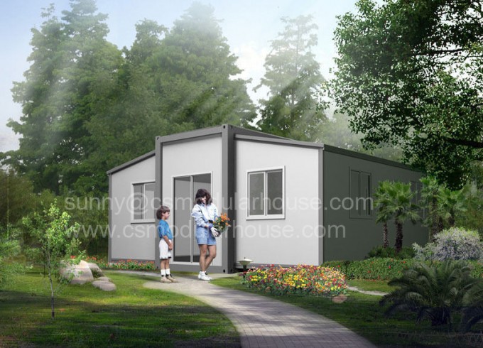 Expandable 2 Bedroom Container Home Image1