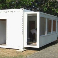 Toilet Container, Ready for Use at Site, Customized Colors Are Accepted