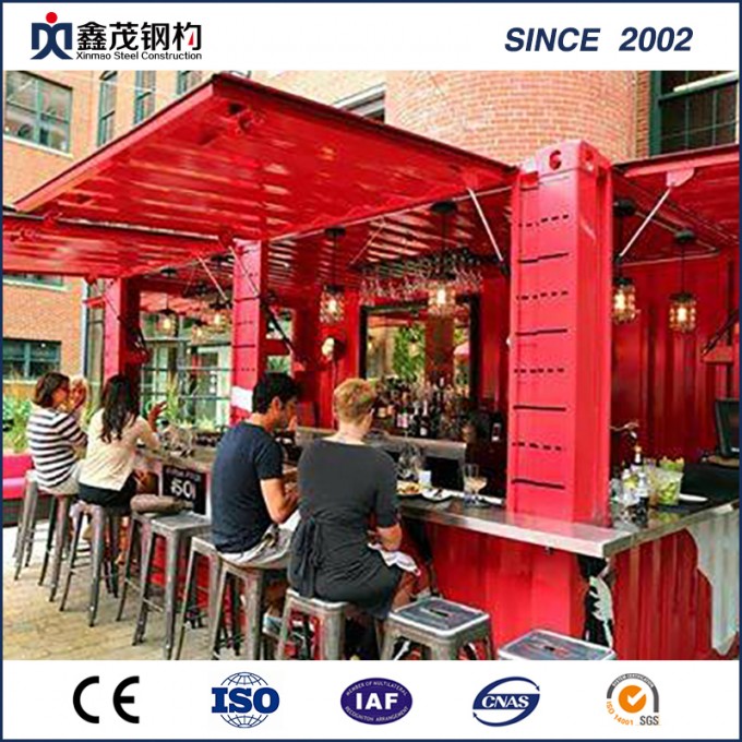Prefab Flat Pack Container House for Retail Container Shop Image1