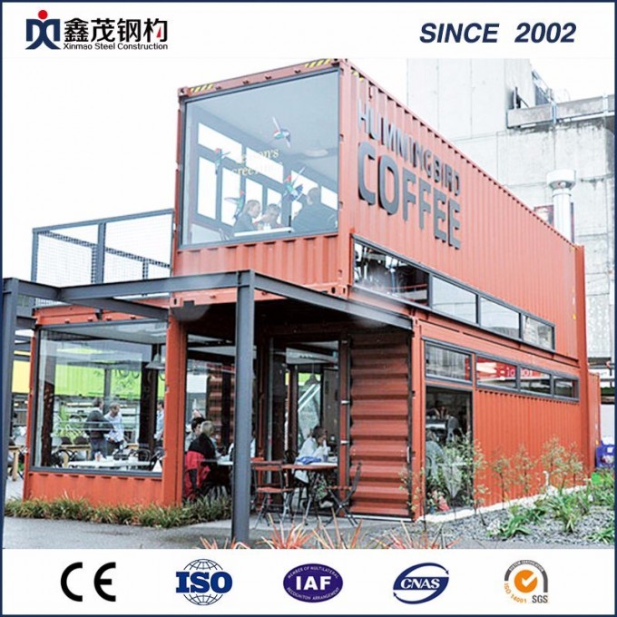 Modular Flat Pack 40 FT Container House Shop for Merchandise Street Image1
