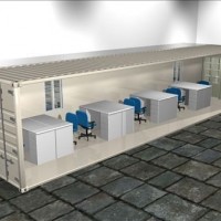 Family Accommodation Container, Suitable for Industries, Easy to Transport and Install