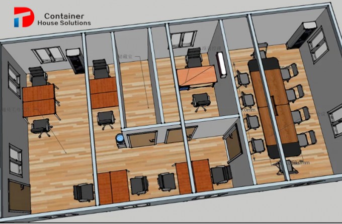 Prefabricated Steel Sheet Container Office Image1