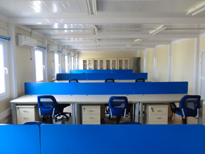 Office Container with Flat Packs Image1