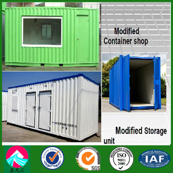 20ft Modified Shipping Container House with Middle Big Windows (XGZ-CH015) Image1