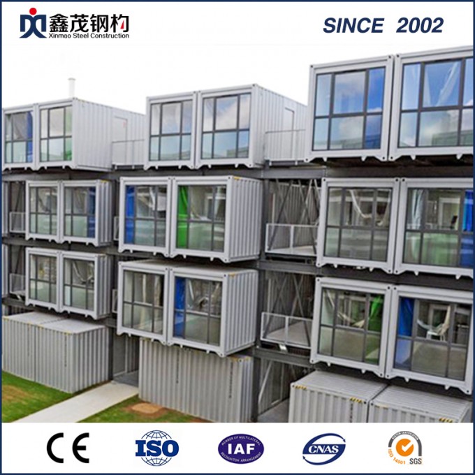 Prefabricated Economic Shipping Container House for Motel Studio Image1