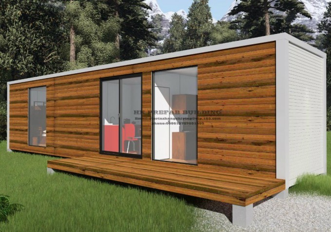 Good Quality Modified Prefabricated / Prefab Shipping Container Beach House. Image1
