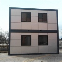 Multi-Storey Container House with Stairs