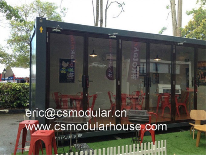 Portable Modified Container House for Coffee Bar/Shop Bar/Beach Bar Image1