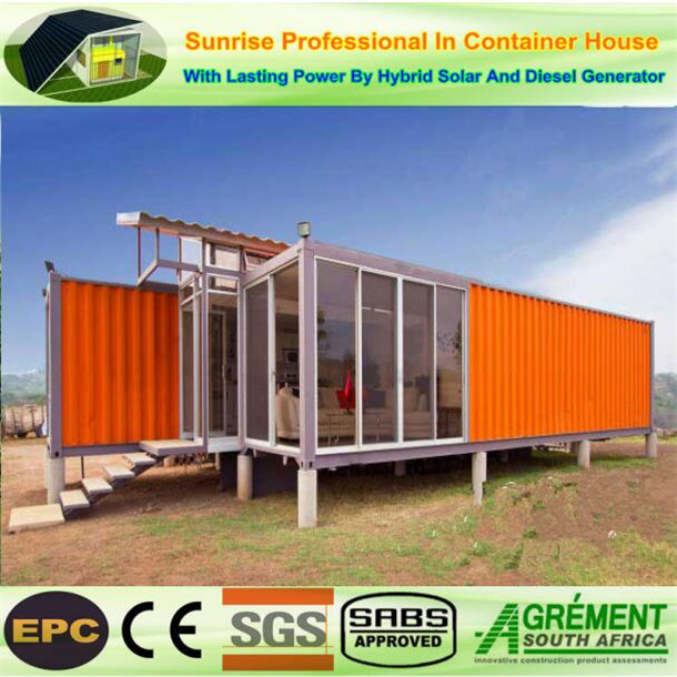 Foldable Modified Prefabricated / Prefab Flat Pack Shipping Container Beach House. Image1