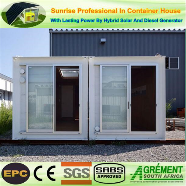 Prefab Sandwich Insulation Panel Two Bedrooms Modified Shipping Container House Image1