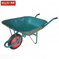 Wb6500 Construction Steel Tray Wheelbarrow, Single Wheel Trolley Wheelbarrow