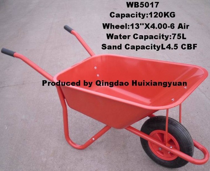 Wb6400 Steel or Aluminum Garden Construction Wheelbarrow Image1