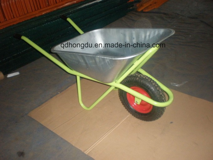 Galvanized Metal Wheel Barrow Wb6404t for Construction Image1