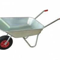 Construction Tool Galvanized Tray Wheelbarrow with Pneumatic Wheel
