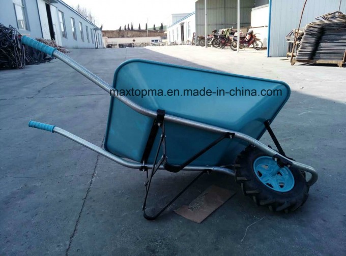 China Special Design Heavy Duty Construction Wheelbarrow for Middle East Market (WB6400A) Image1
