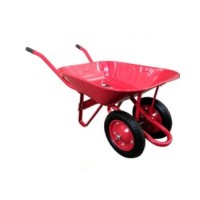 Wheelbarrow for Concrete Construction with Two Wheel