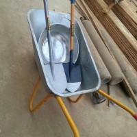 Construction Wheelbarrow (Wb5009) with Zinc-Coated Tray