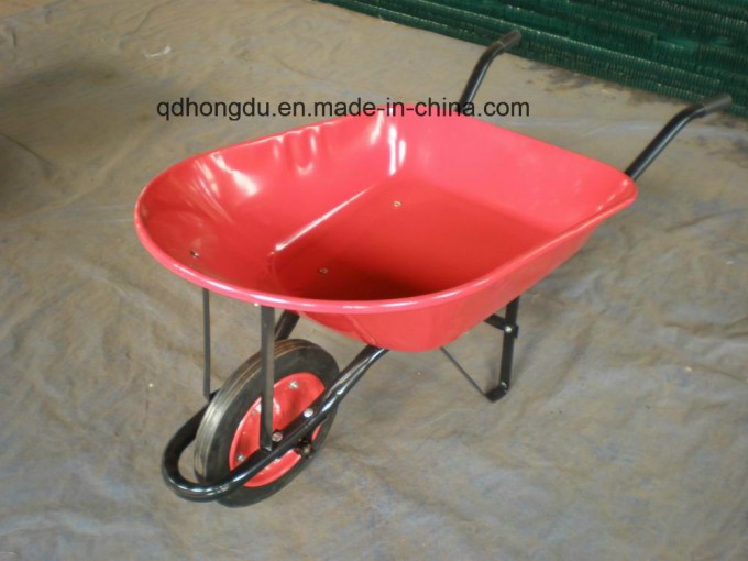 75L Red Color Construction Wheelbarrow Wb7500 Image1