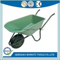Plastic Tray Construction Function Wheelbarrow for Sale (WB6424S)