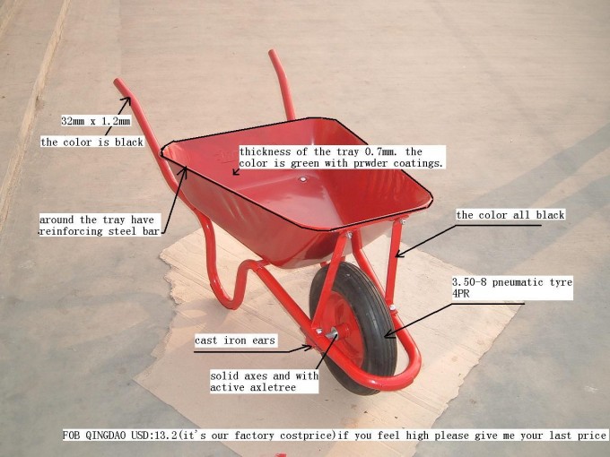 Heavy Duty Construction Wheel Barrow 3800 Image1