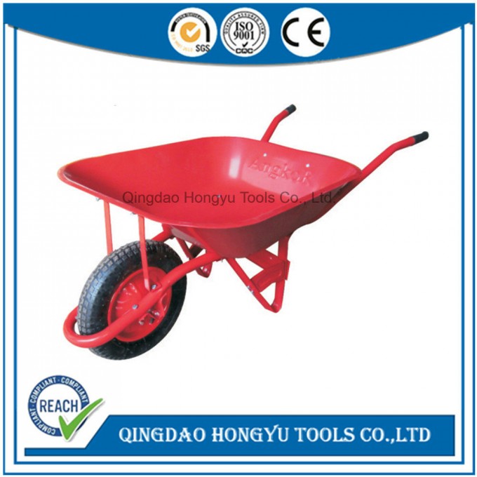 Red High Quality Reliance Construction Wheel Barrow (WB6201) Image1