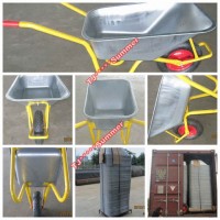 Russian Russia Model Wb6404h Heavy-Duty Construction Wheelbarrow with Metal Wheel