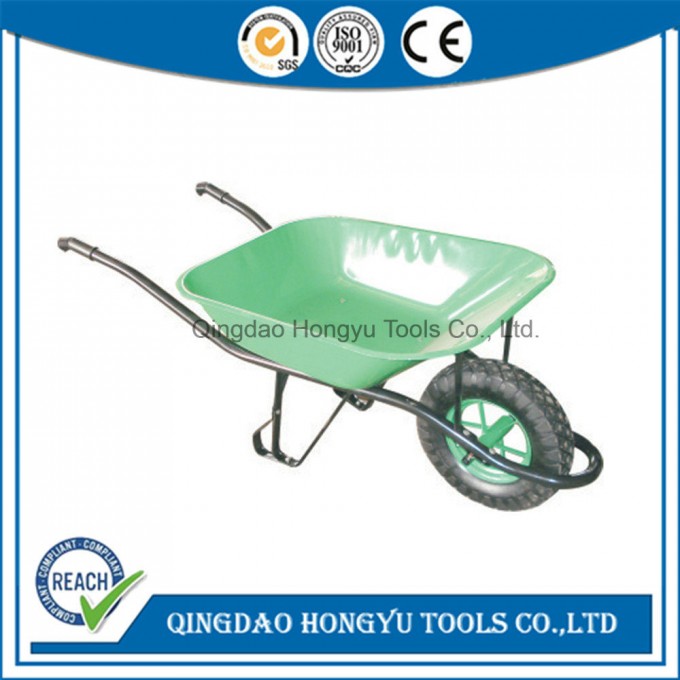 Durable Heavy Duty Construction Steel Wheelbarrow (WB6400C) Image1