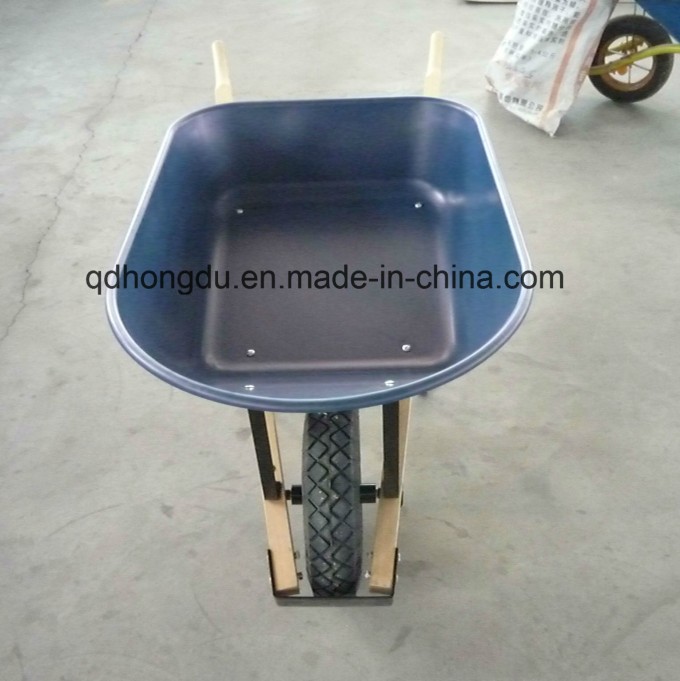 Steel Tray Pneumatic Tyre Wheel Barrow (WB6401) Image1