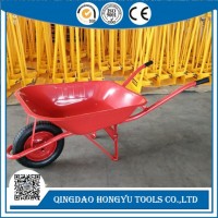 65L Construction and Garden Metal Tray Wheelbarrow for Indonesia