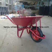Wb6200-1 Indonesia Hot Sale Construction and Garden Wheelbarrow