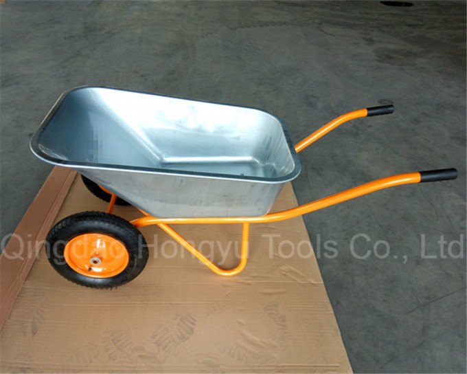 Good Quality Galvanize Tray Construction Wheelbarrow Image1