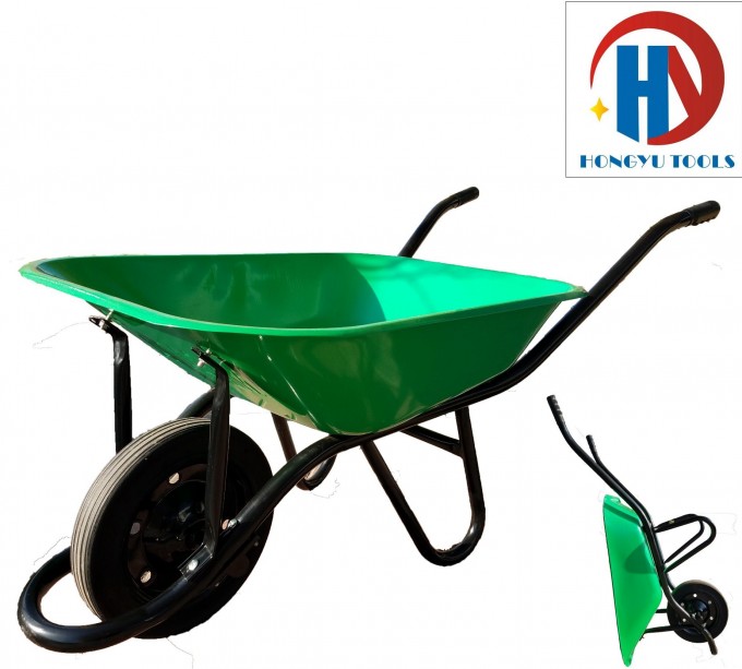 Heavy Duty Metal Solid Construction Wheelbarrow Image1