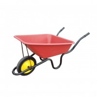 Africa Solid Plastic Tray Construction Wheelbarrow