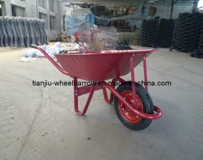 Wb6200-1 Hot Sale Durable Metal Construction Wheelbarrow Image1