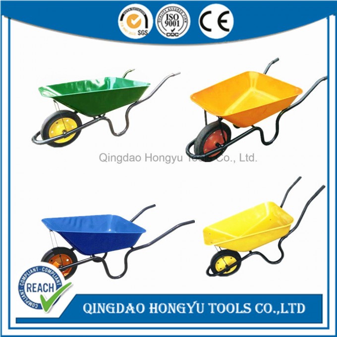 Garden/Construction Wheel Barrow with Solid Wheel (WB3800) Image1
