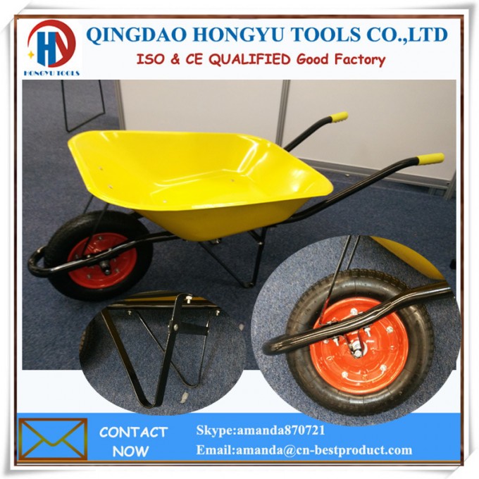 Heavy Duty Construction Wheel Barrow with 0.6mm Tray Image1