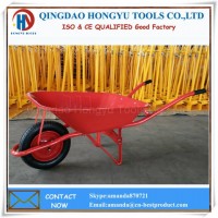 5FT Metal Tray Wheel Barrow for Construction