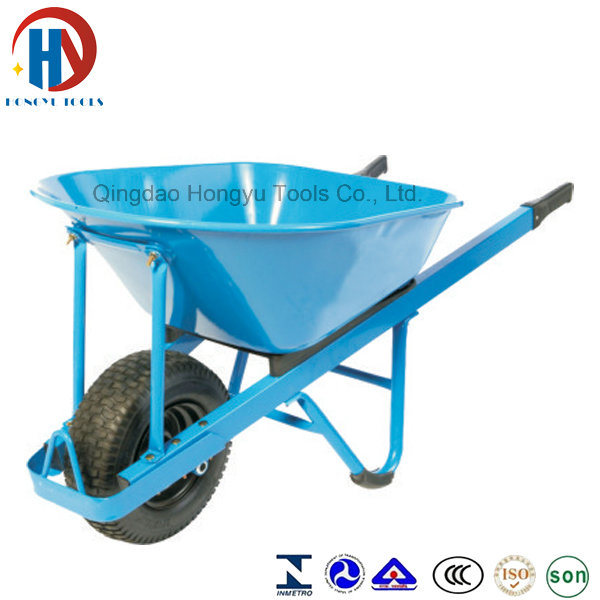 78L Construction Wheelbarrow Wb7802 with Blue Tray Image1