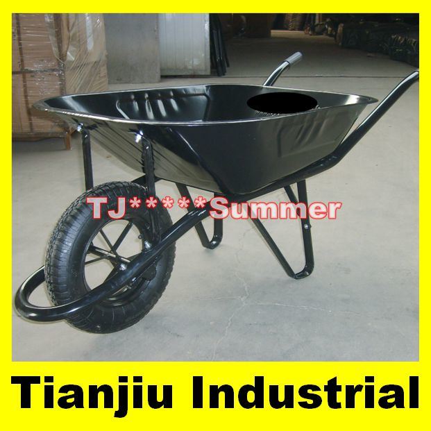 Russia Popular Galvanised Construction Wb6400 Wheel Barrow Image1