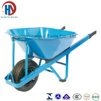 Blue Steel Wheelbarrow for Garden Construction (WB7802)