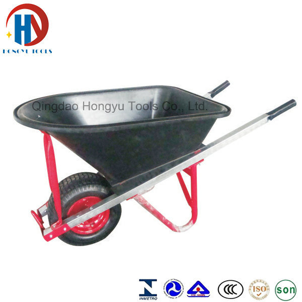 Heavy Duty Construction Wheel Barrow with Square Handle (WB8612) Image1