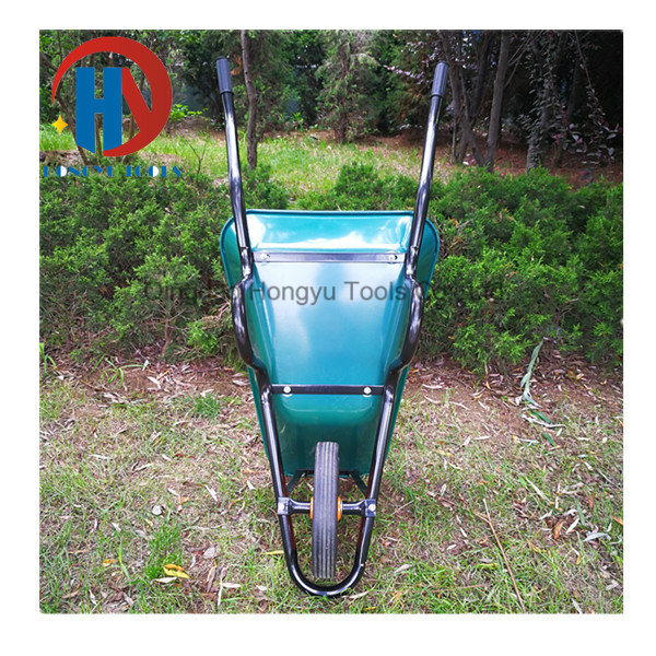 Orange Metal Construction Wheel Barrow Factory Prices (WB3800) Image1